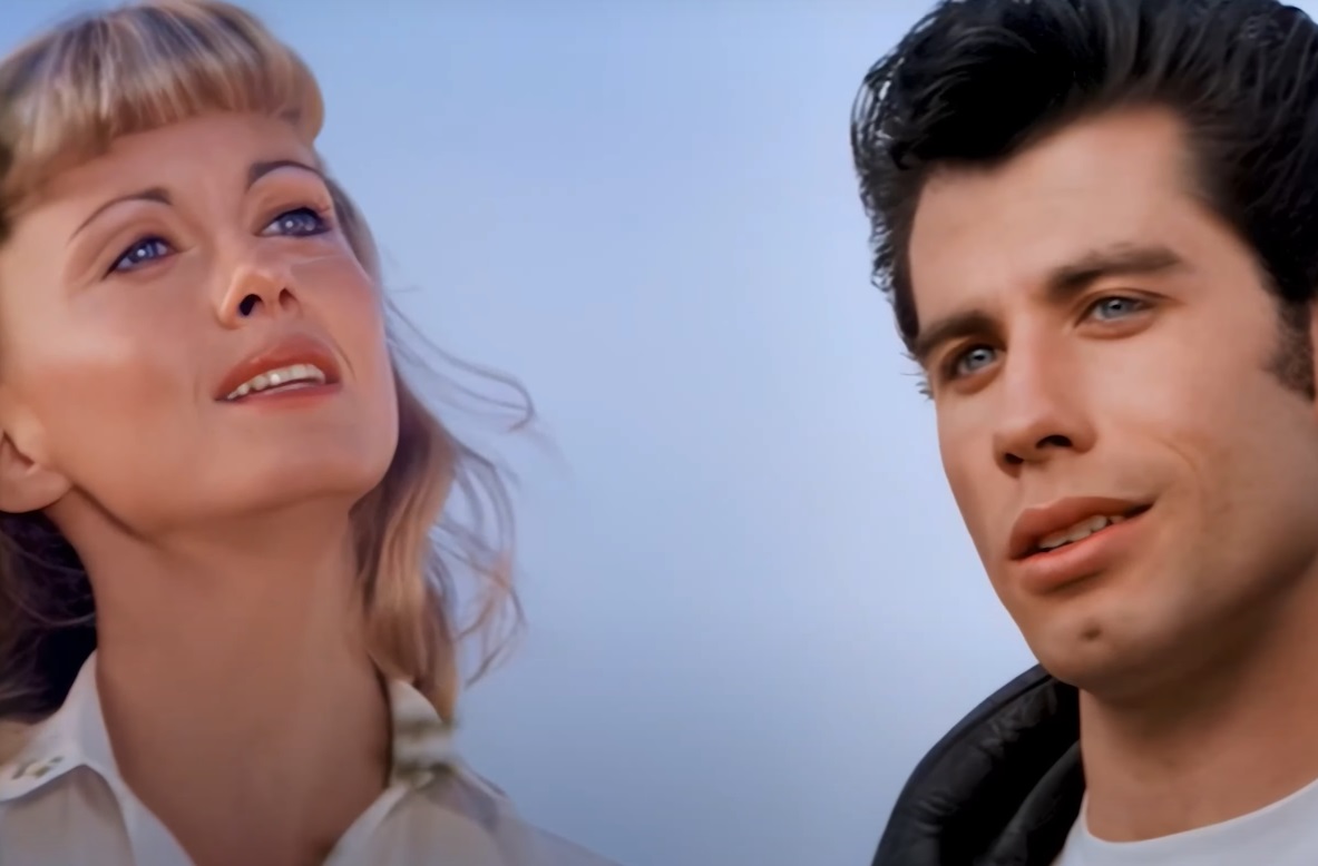 Screenshot from the movie Grease (1978)