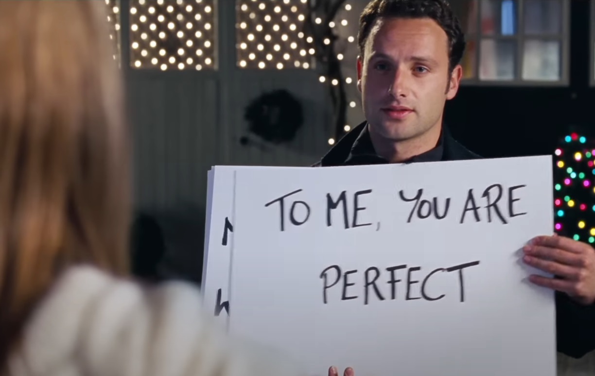 Screenshot from the movie Love Actually (2003)