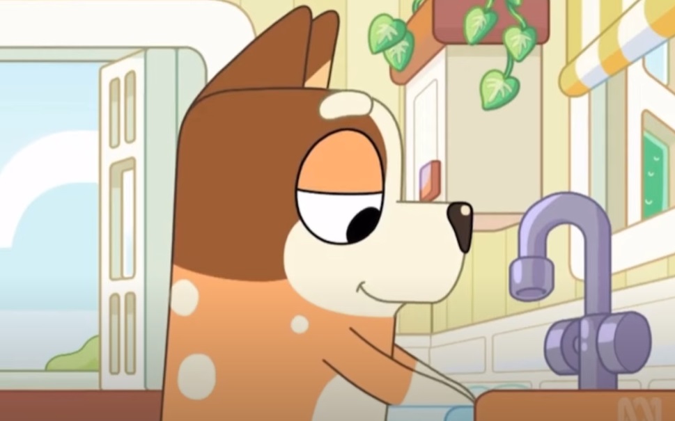 Screenshot from Bluey animated preschool television series