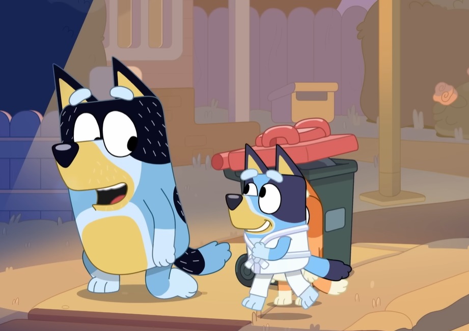 Screenshot from Bluey animated preschool television series