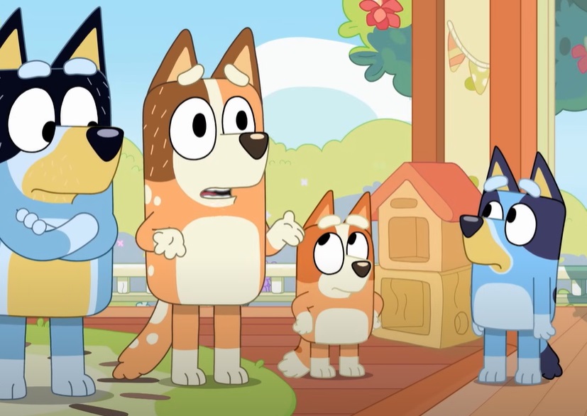 Screenshot from Bluey animated preschool television series