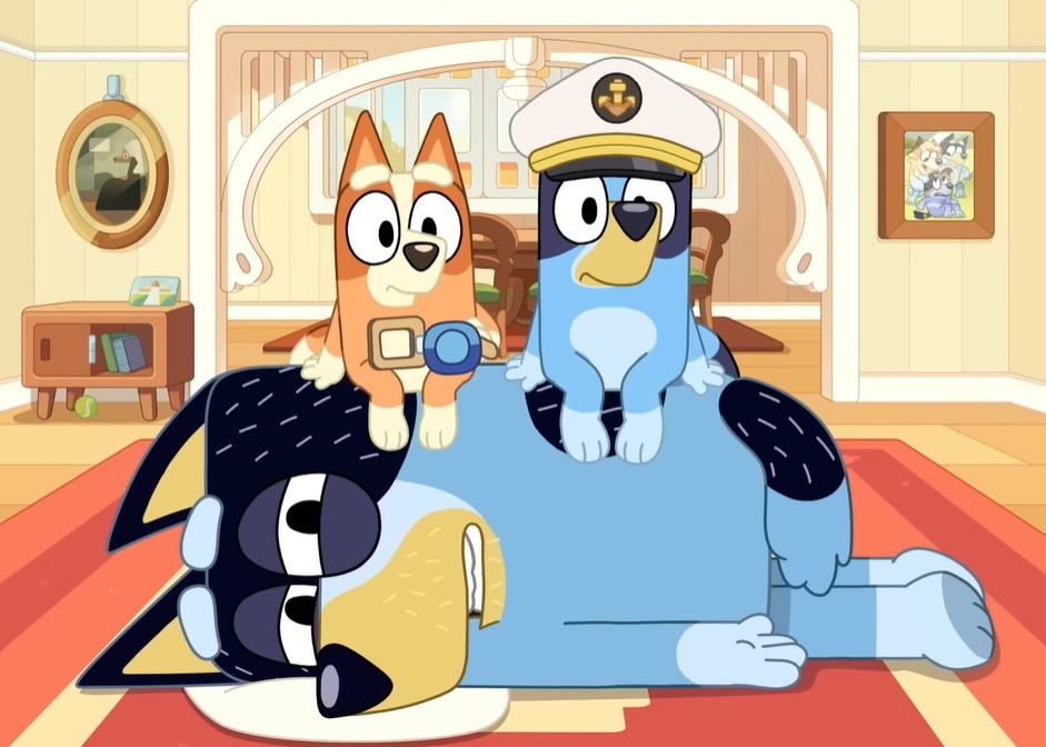 Screenshot from Bluey animated preschool television series