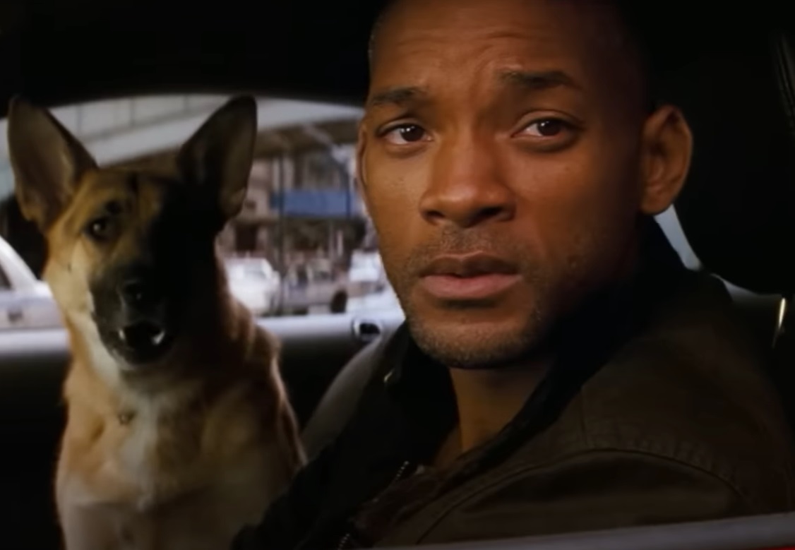 Screenshot from the movie I Am Legend (2007)