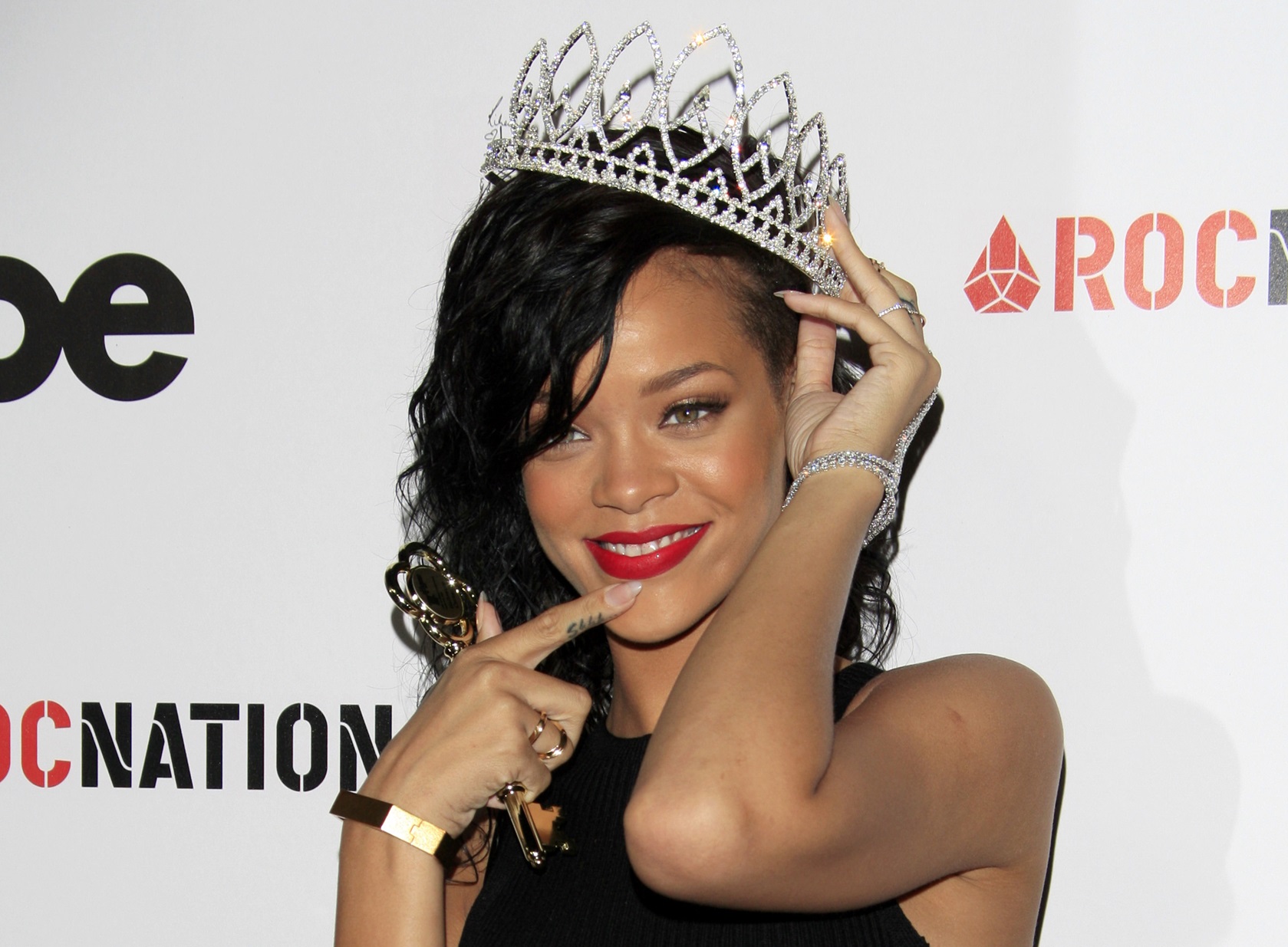 Rihanna at the Queen Of The West Hollywood Halloween Carnaval Crowning