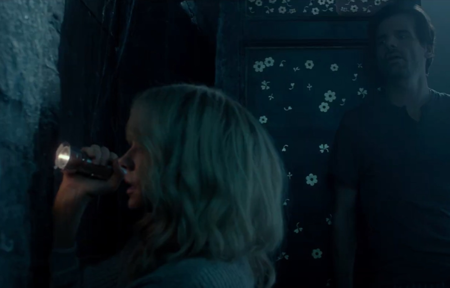 Screenshot of Kate Beckinsale looking at door from - The Disappointments Room (2016)