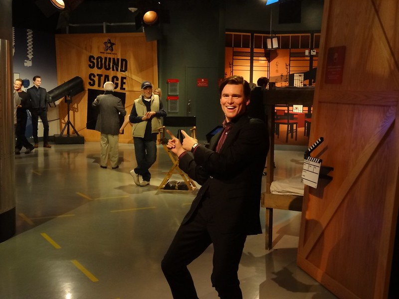 Jim Carrey in the backstage