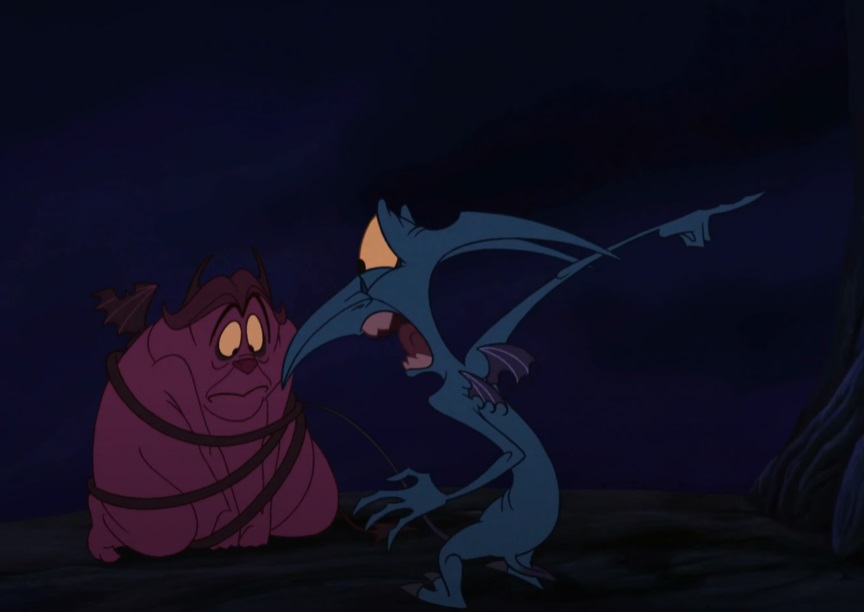 Screenshot from the animated film Hercules (1997).