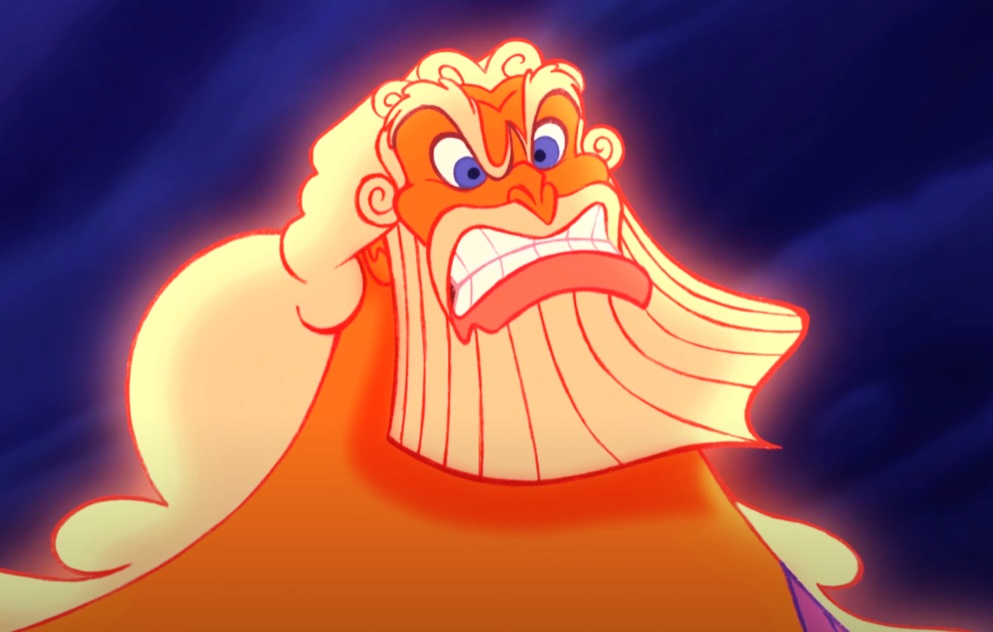 Screenshot from the animated film Hercules (1997).
