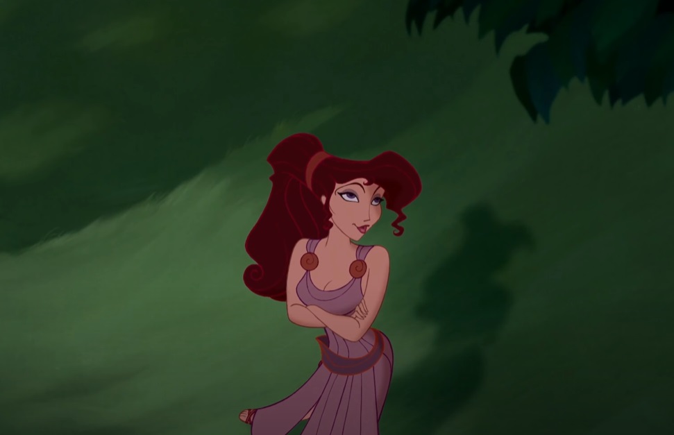 Screenshot from the animated film Hercules (1997).