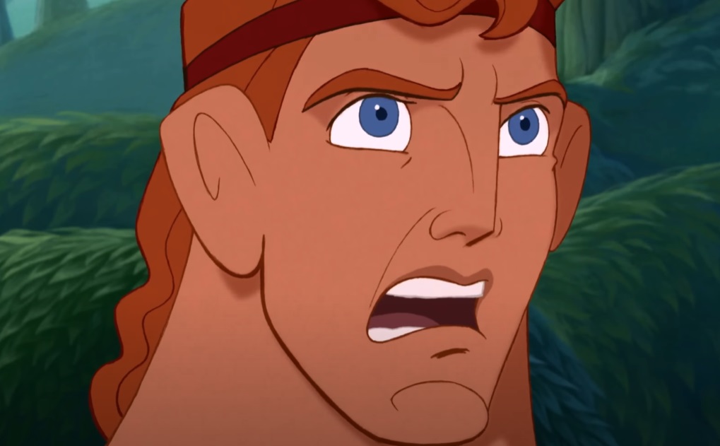 Screenshot from the animated film Hercules (1997)