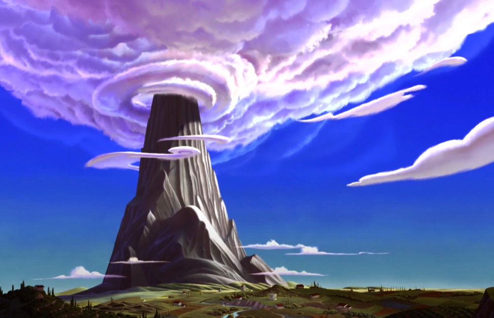 Screenshot from the animated film Hercules (1997).