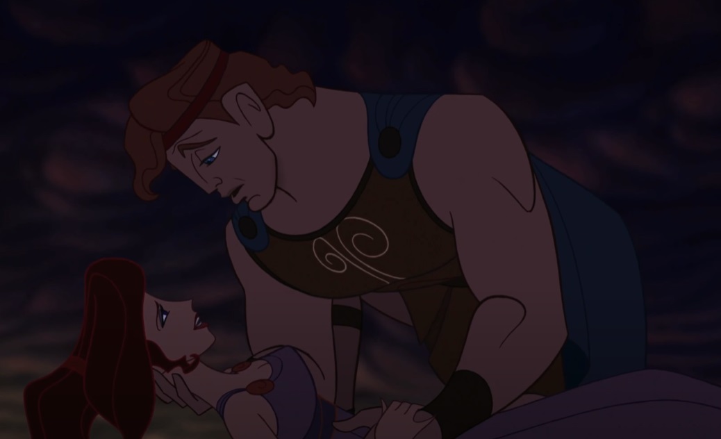 Screenshot from the animated film Hercules (1997).