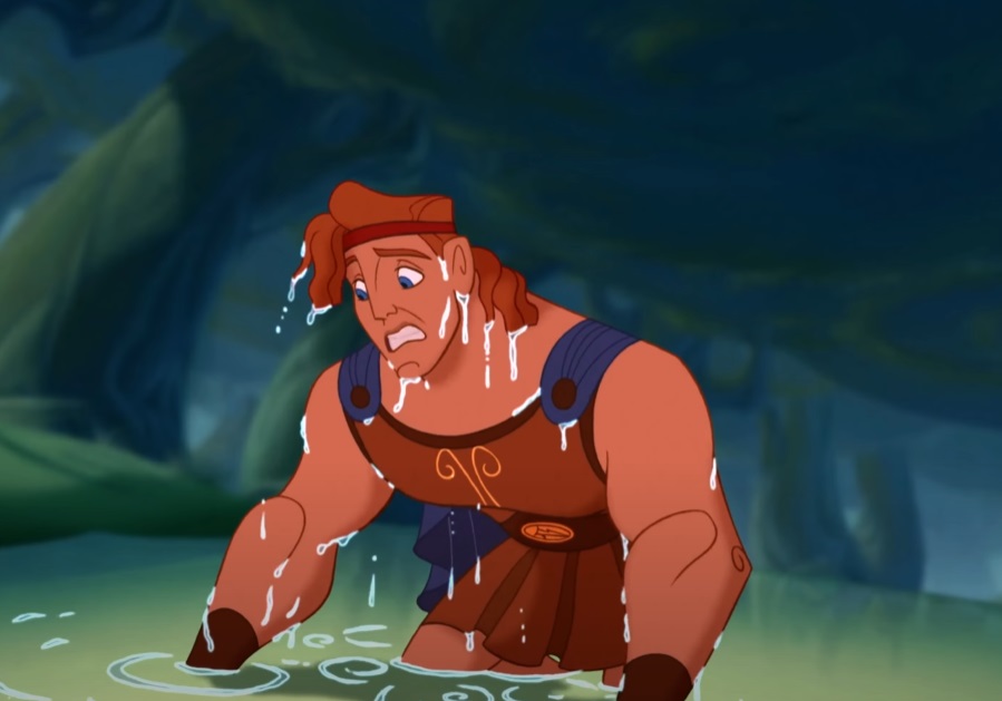 Screenshot from the animated film Hercules (1997)