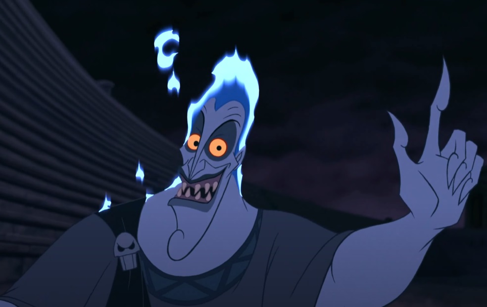 Screenshot from the animated film Hercules (1997).