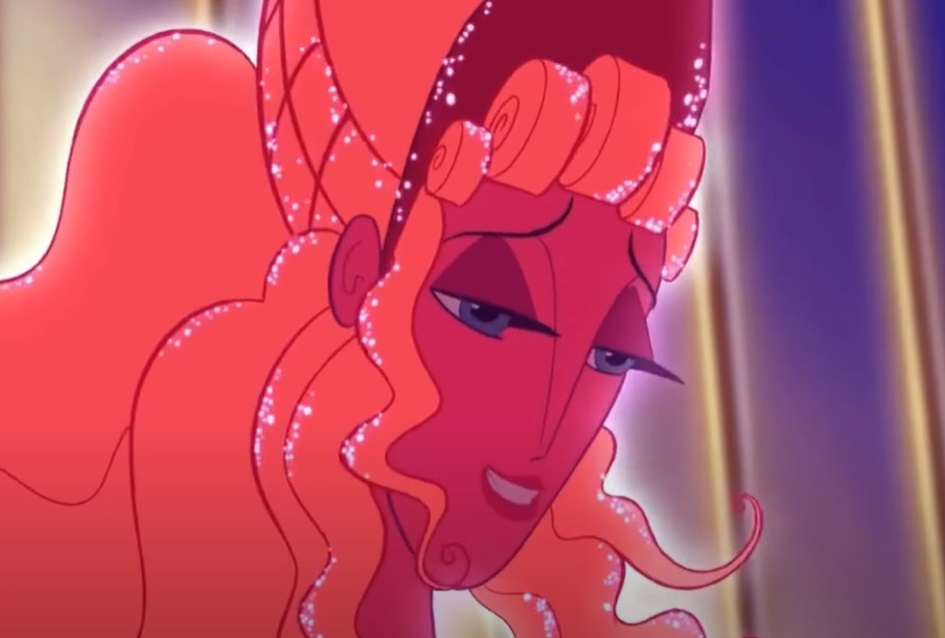 Screenshot from the animated film Hercules (1997).
