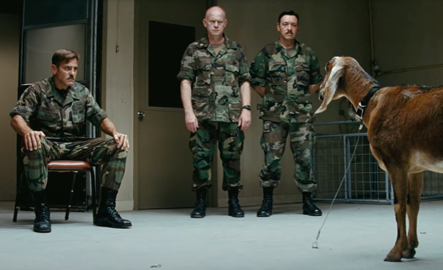 Screenshot of George Clooney ,Kevin Spacey from - The Men Who Stare at Goats (2009)