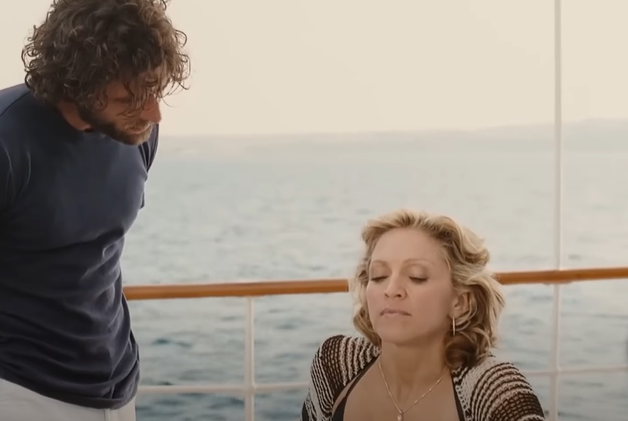 Screenshot from the movie Swept Away (2002)