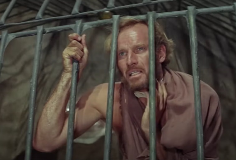 Screenshot from the movie Planet of the Apes (1968)
