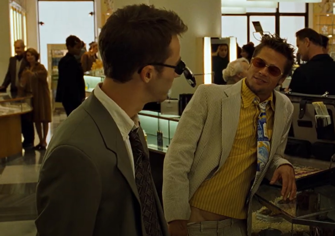 Screenshot from the movie Fight Club (1999)