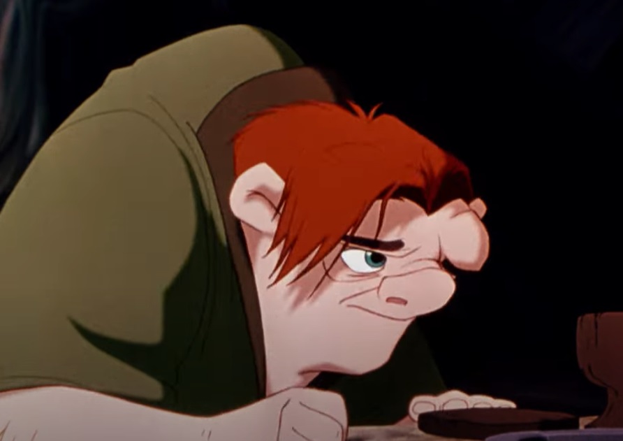 Screenshot from the animated movie The Hunchback of Notre Dame (1996)