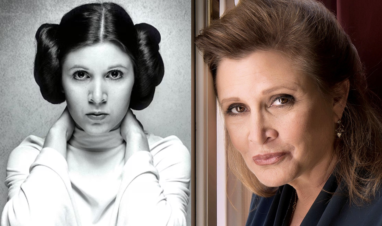 Carrie Fisher Split