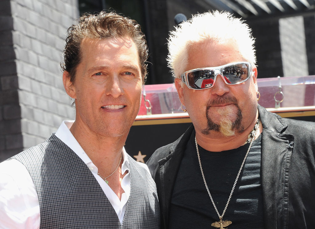 Matthew McConaughey with Guy Fieri
