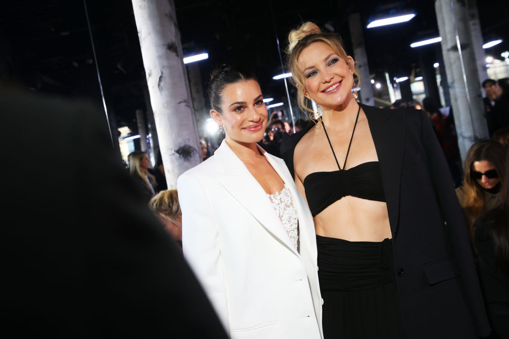 Lea Michele and Kate Hudson