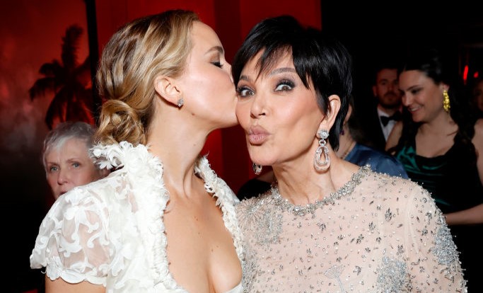 Jennifer Lawrence and Kris Jenner