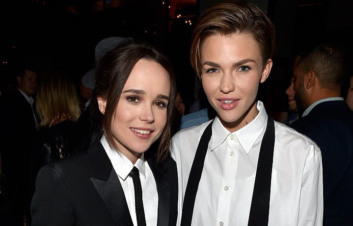 Actors Ellen Page and Ruby Rose
