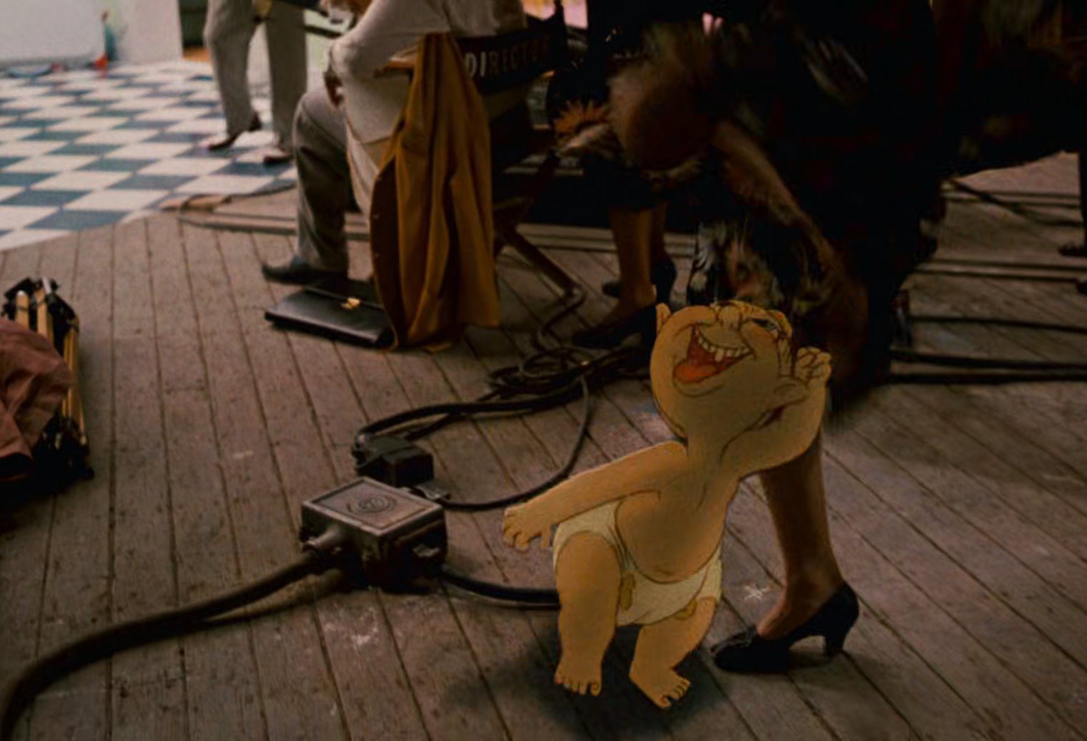 Screenshot from the animated movie Who Framed Roger Rabbit (1988