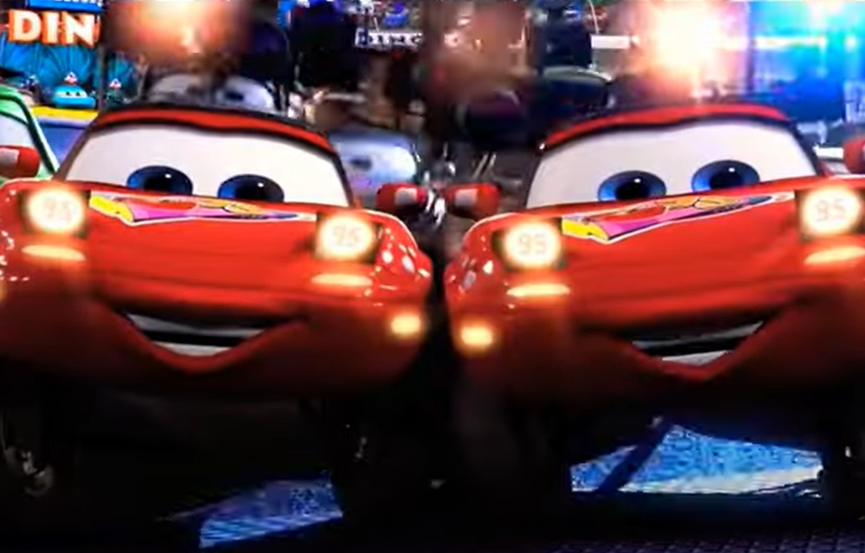 Screenshot from the animated movie Cars (2006)