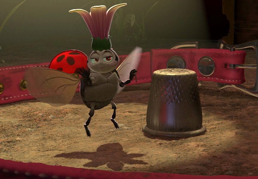 Screenshot from the animated movie A Bug's Life (1998)