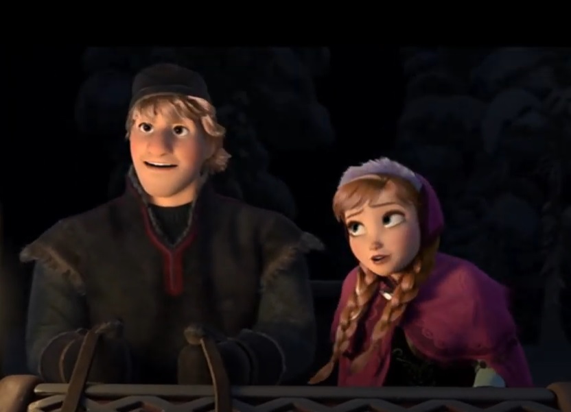 Screenshot from the animated movie Frozen (2013)