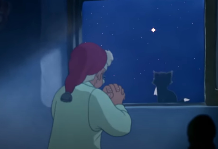 Screenshot from the animated movie Pinocchio (1940)