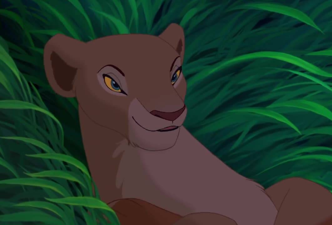 Screenshot from the animated movie The Lion King (1994)