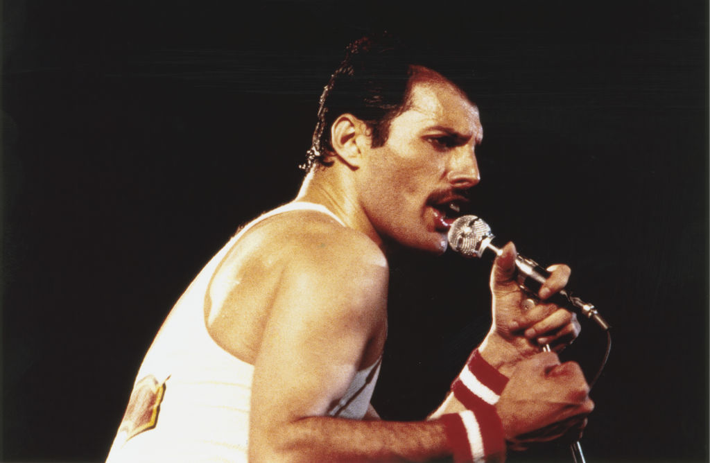 Rock star Freddie Mercury
