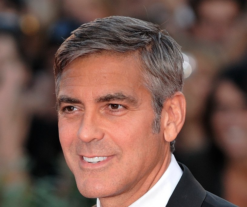 Portrait Photo of George Clooney at the 2009 Venice Film Festival
