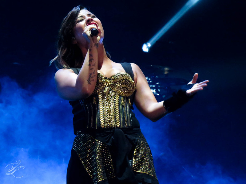 Demi Lovato performs