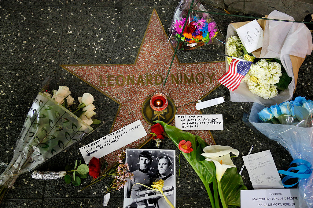 Leonard Nimoy - star at the Hollywood Walk Of Fame