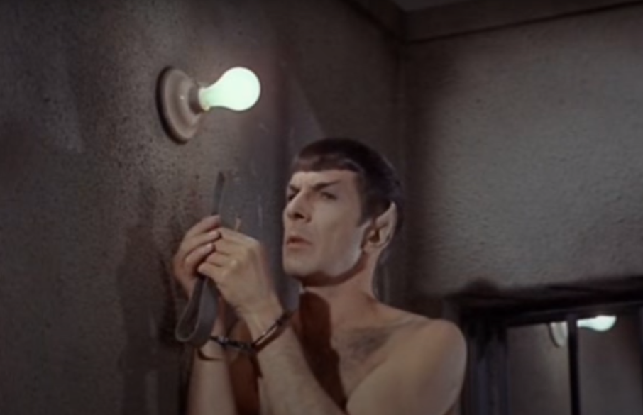 image of spock with tied hands