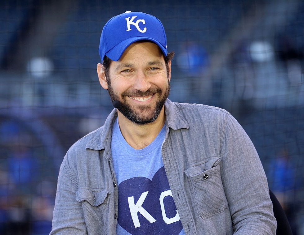 Portrait Photo of the Actor Paul Rudd on MLB Network's Intentional Talk