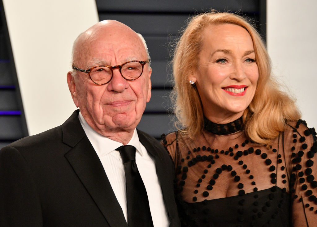 Rupert Murdoch And Jerry Hall
