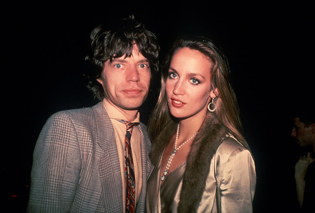 Mick Jagger and Jerry Hall