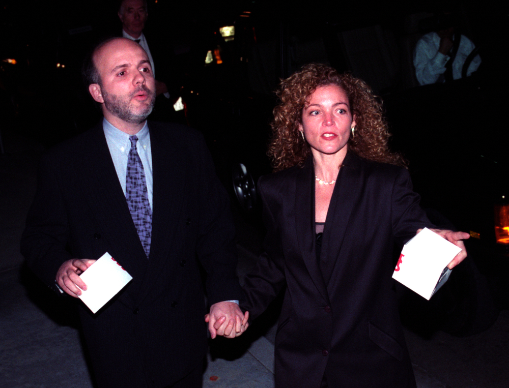 Actress Amy Irving and her fiancé Bruno Barreto
