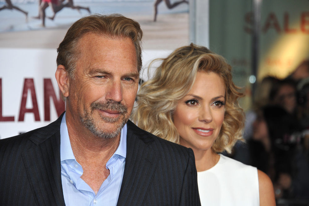 Kevin Costner and Christine Baumgartner