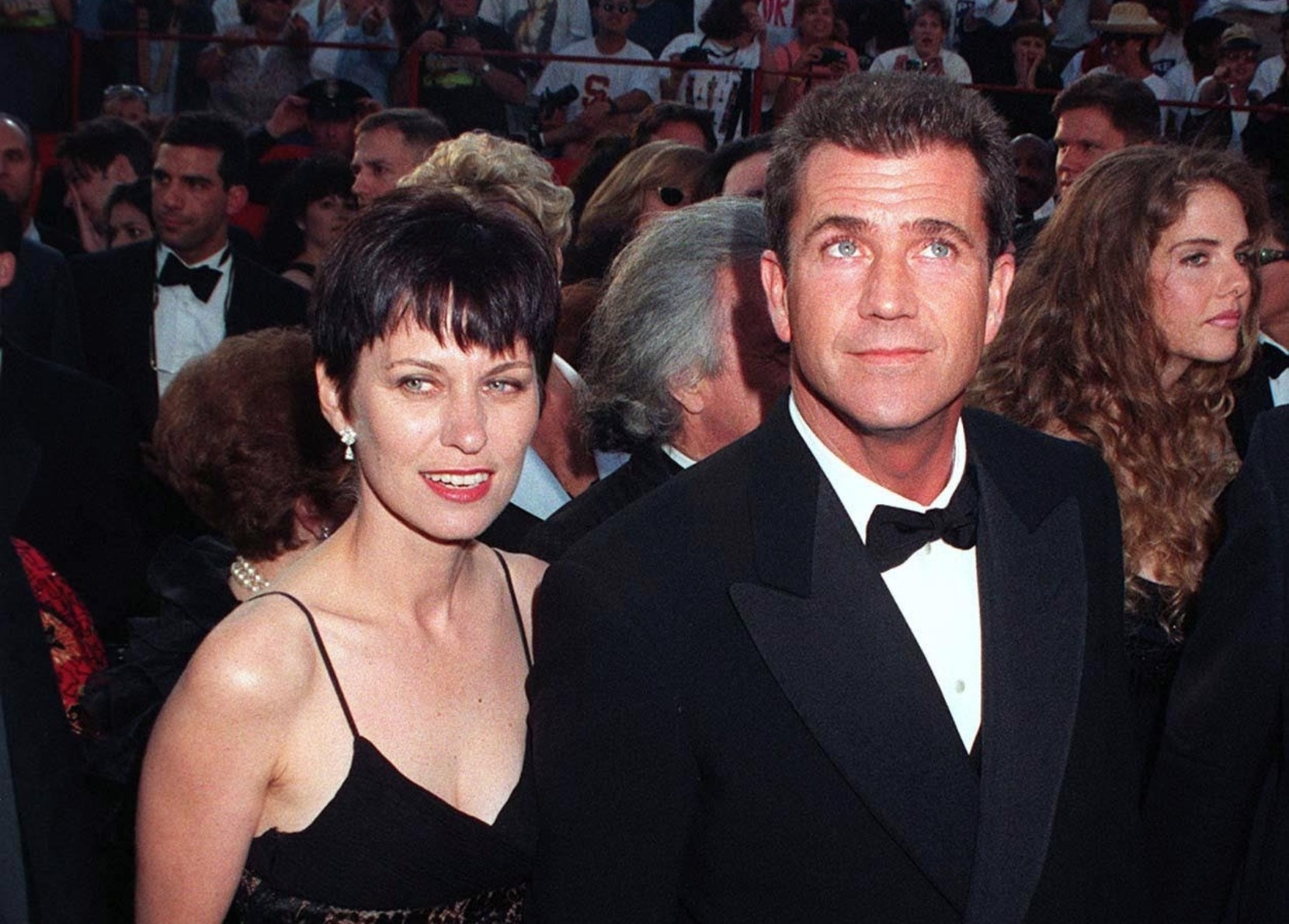 MEL GIBSON & wife
