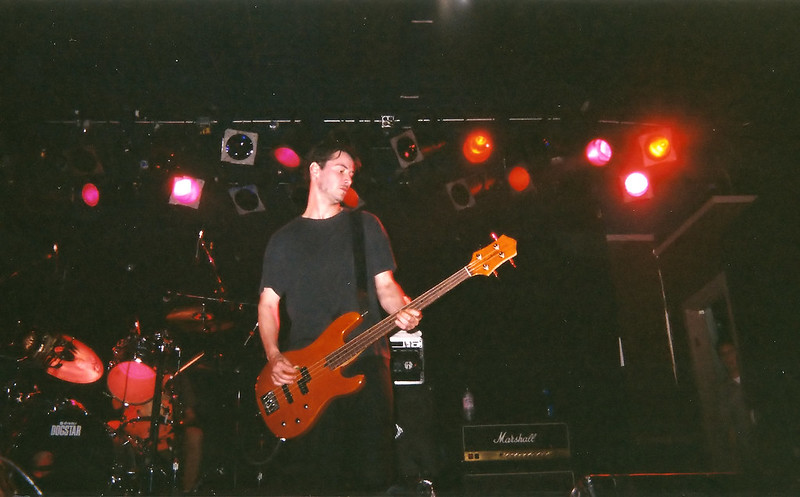 Keanu Reeves playing Bass in Dogstar (1997)