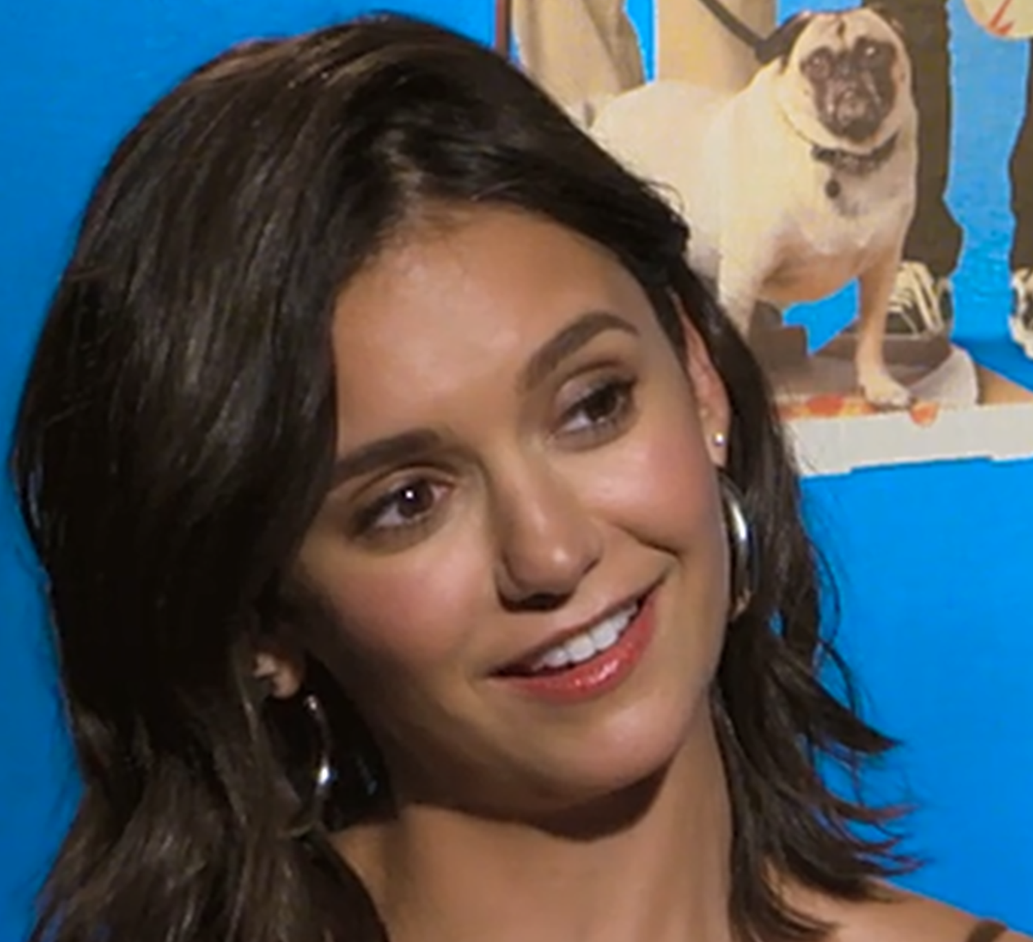 Nina Dobrev During An Interview