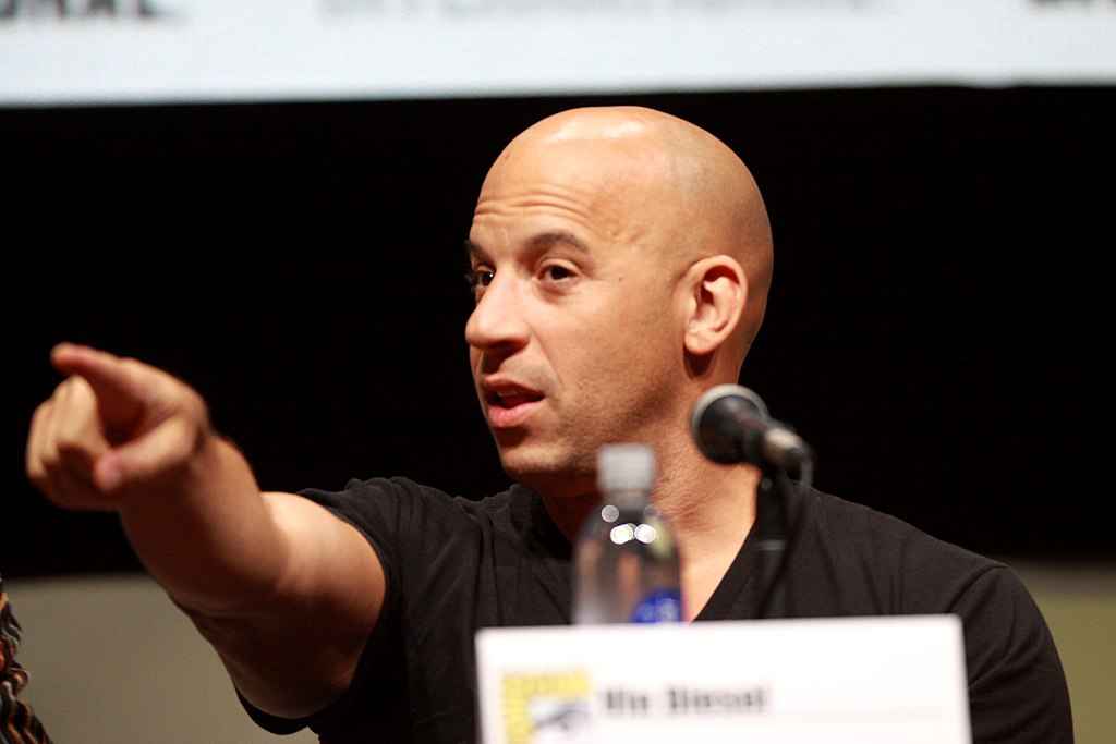 Vin Diesel speaking at the 2013 San Diego Comic Con International