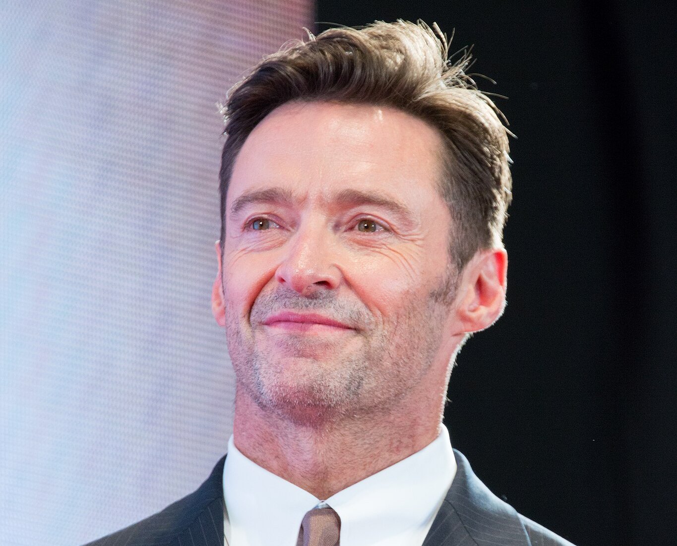Portrait Photo of the actor Hugh Jackman at the Logan Japan Premiere Red Carpet.